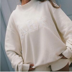 CREAM PARKE MOCKNECK